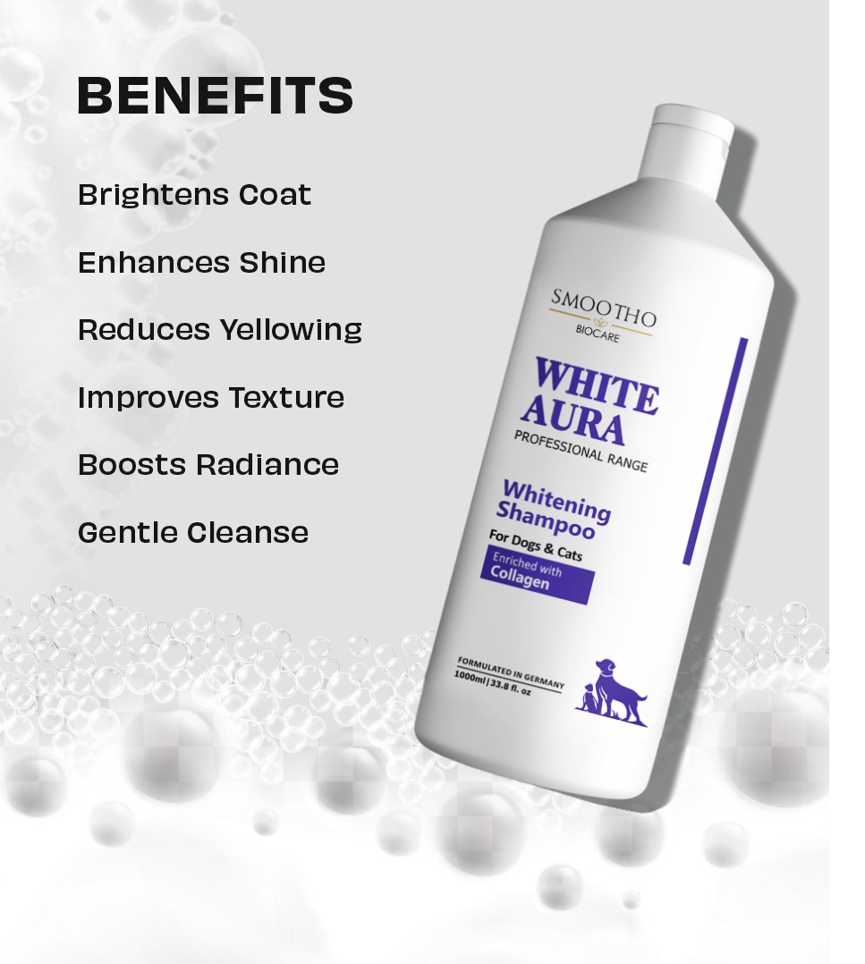 White Aura Whitening & Brightening Shampoo for Dogs & Cats - Image 3