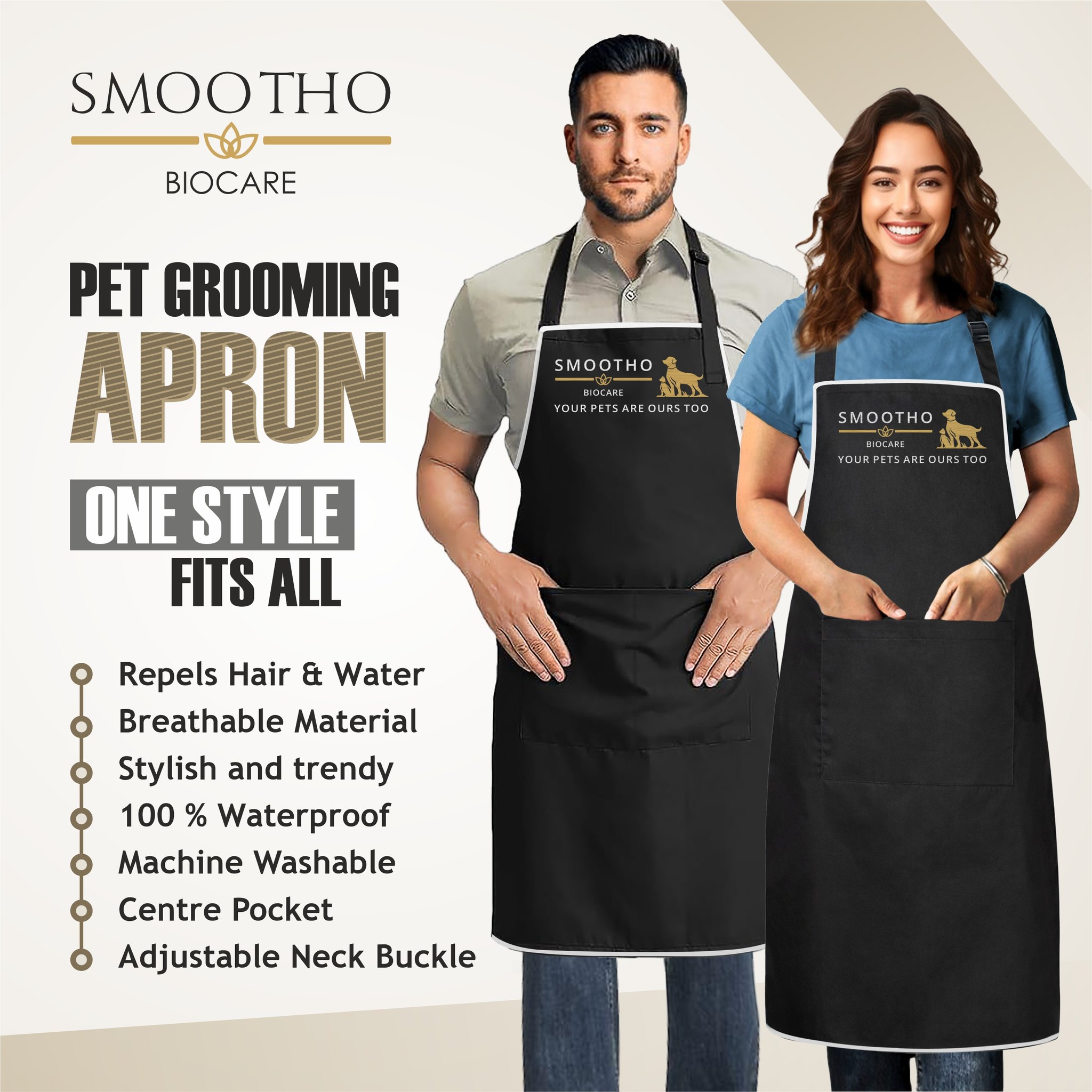 Smootho Biocare Pet Grooming Apron
