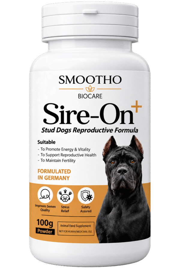 Sire-On+ – Stud Dogs Reproductive Formula (100g Powder)